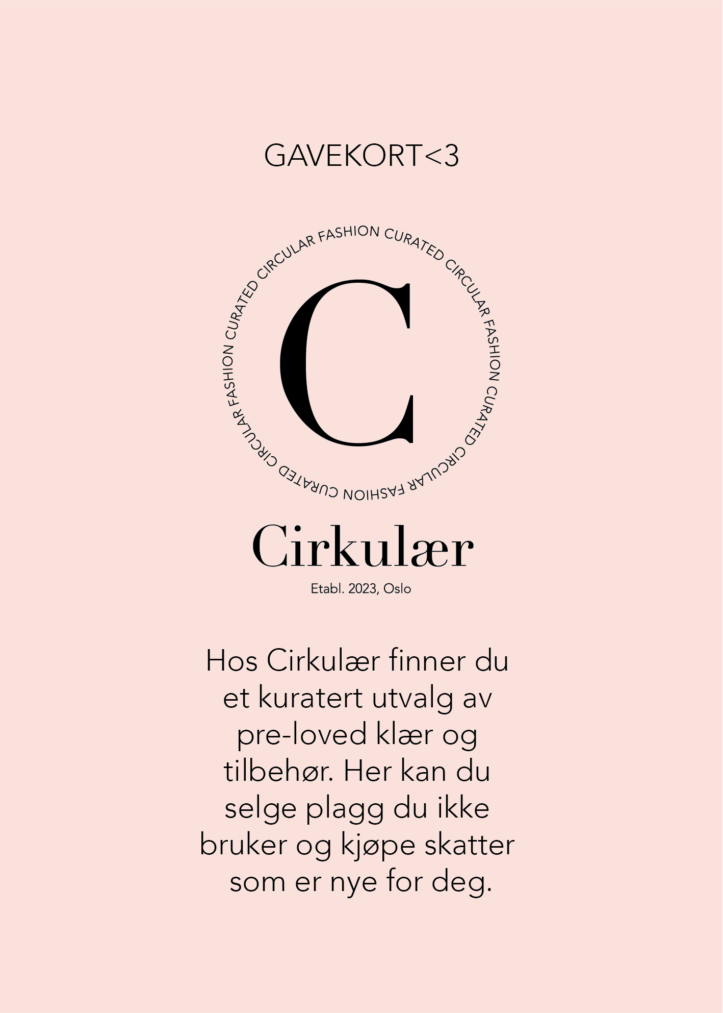 Cirkulær gavekort