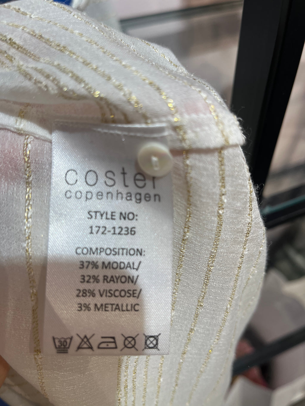 Coster Copenhagen White Blouse Size 40 - Elegant & Versatile