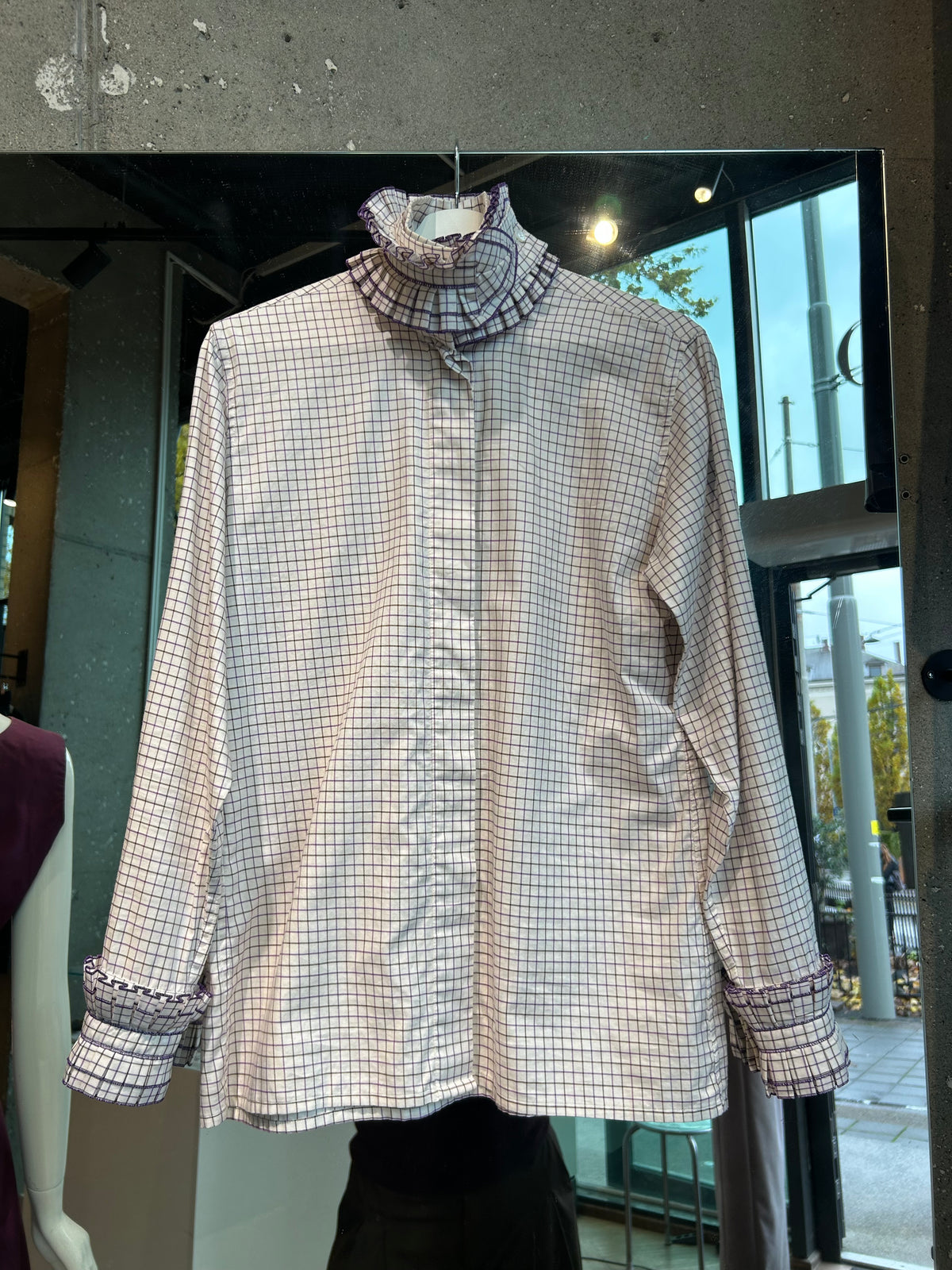 Victoria Beckham White Cotton Shirt - Size 36 Classic Fit