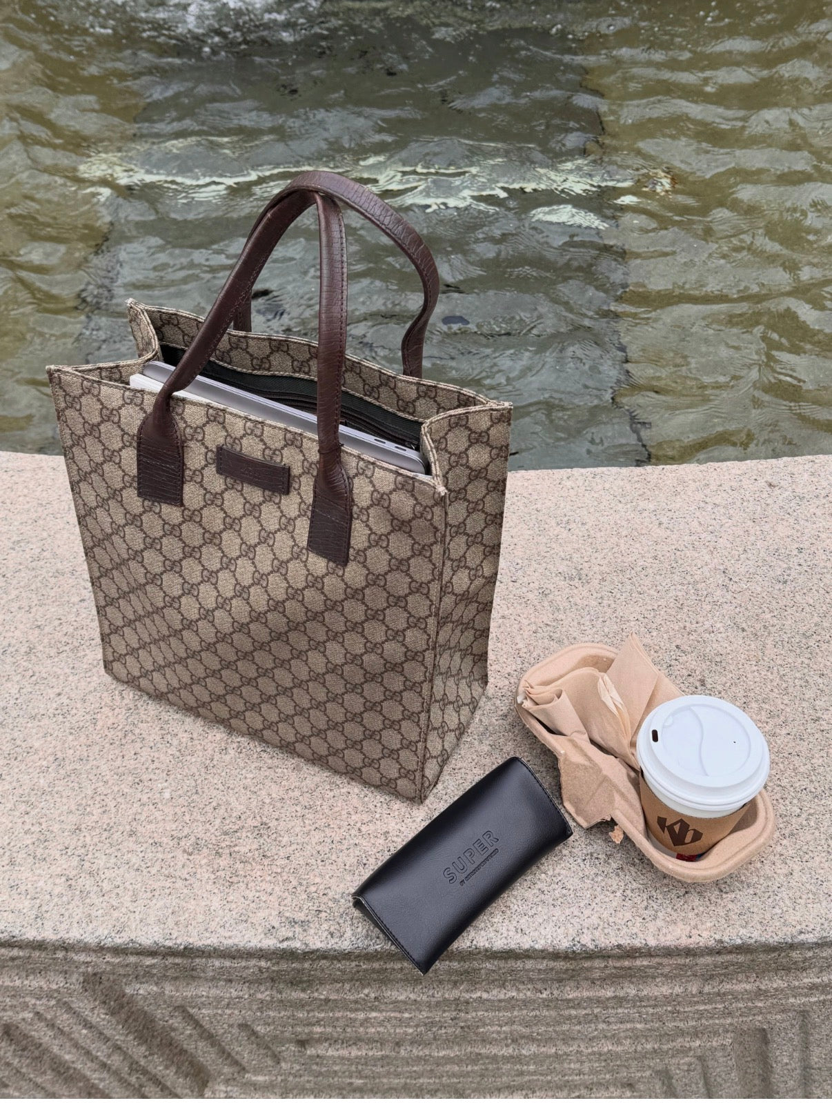 Gucci Brown Shopper Bag - One Size, Stylish & Versatile