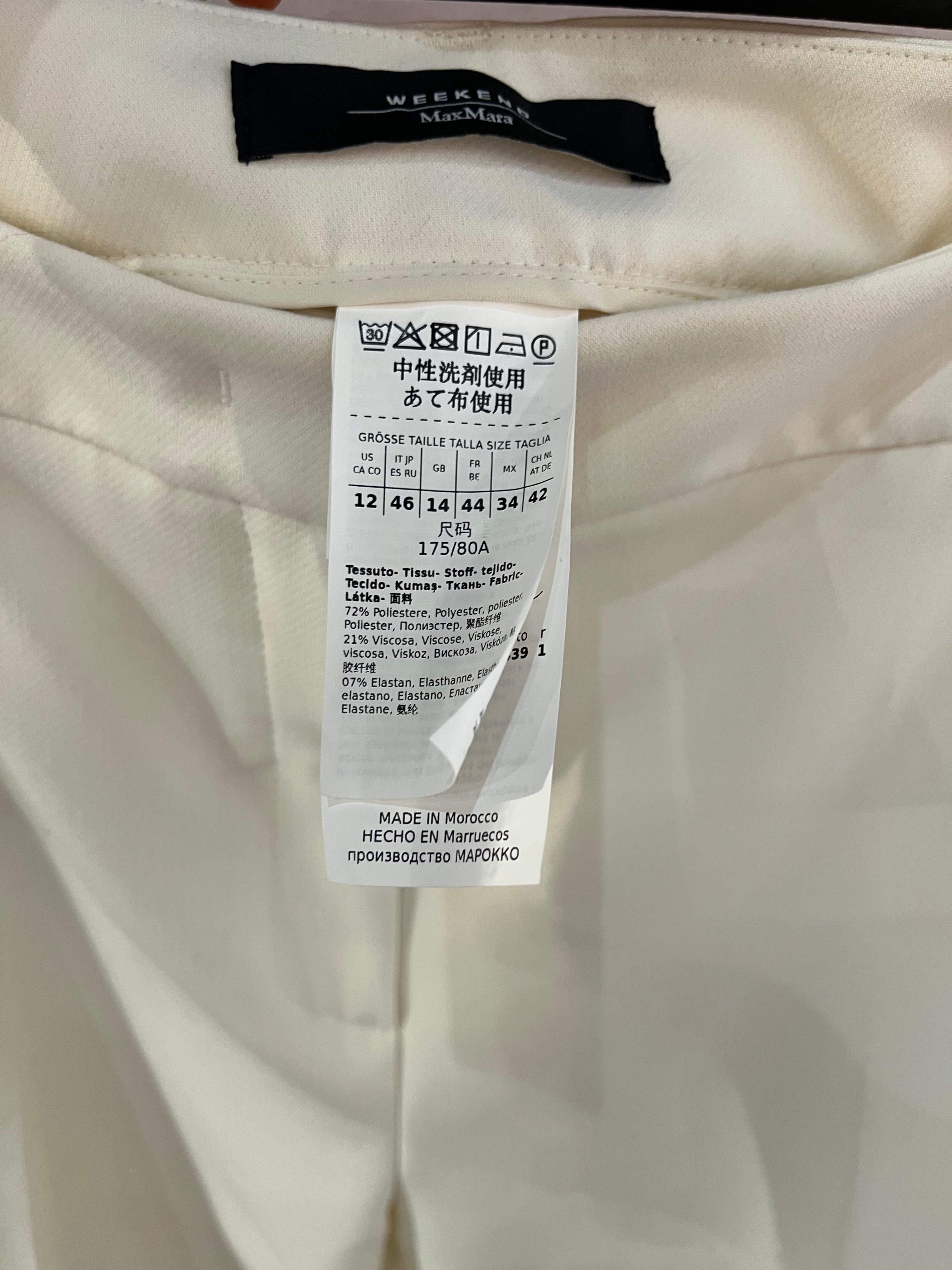 088496 - Weekend Max Mara - Pants - White - L - Image 3