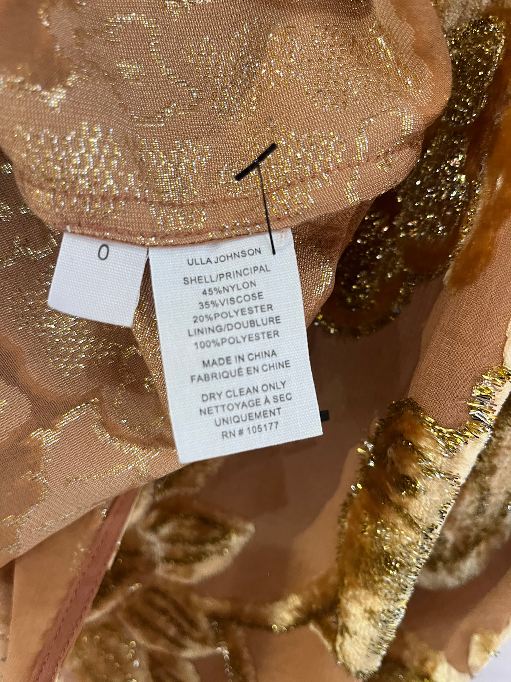 088838 - Ulla Johnson - Blouses - Gold - XS - Image 2