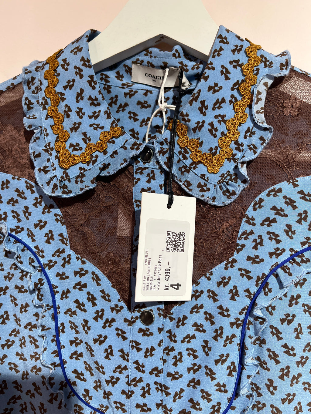 085599 - Coach - Blouses - Blue - 34 - Image 3