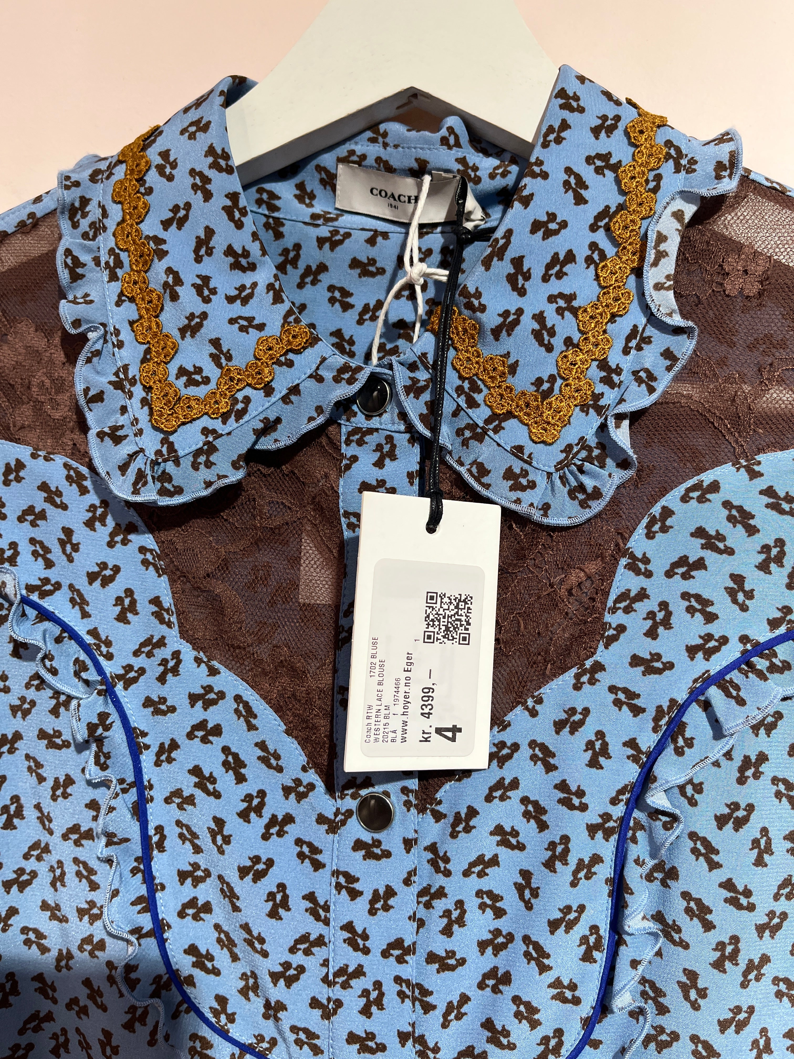 085599 - Coach - Blouses - Blue - 34 - Image 3