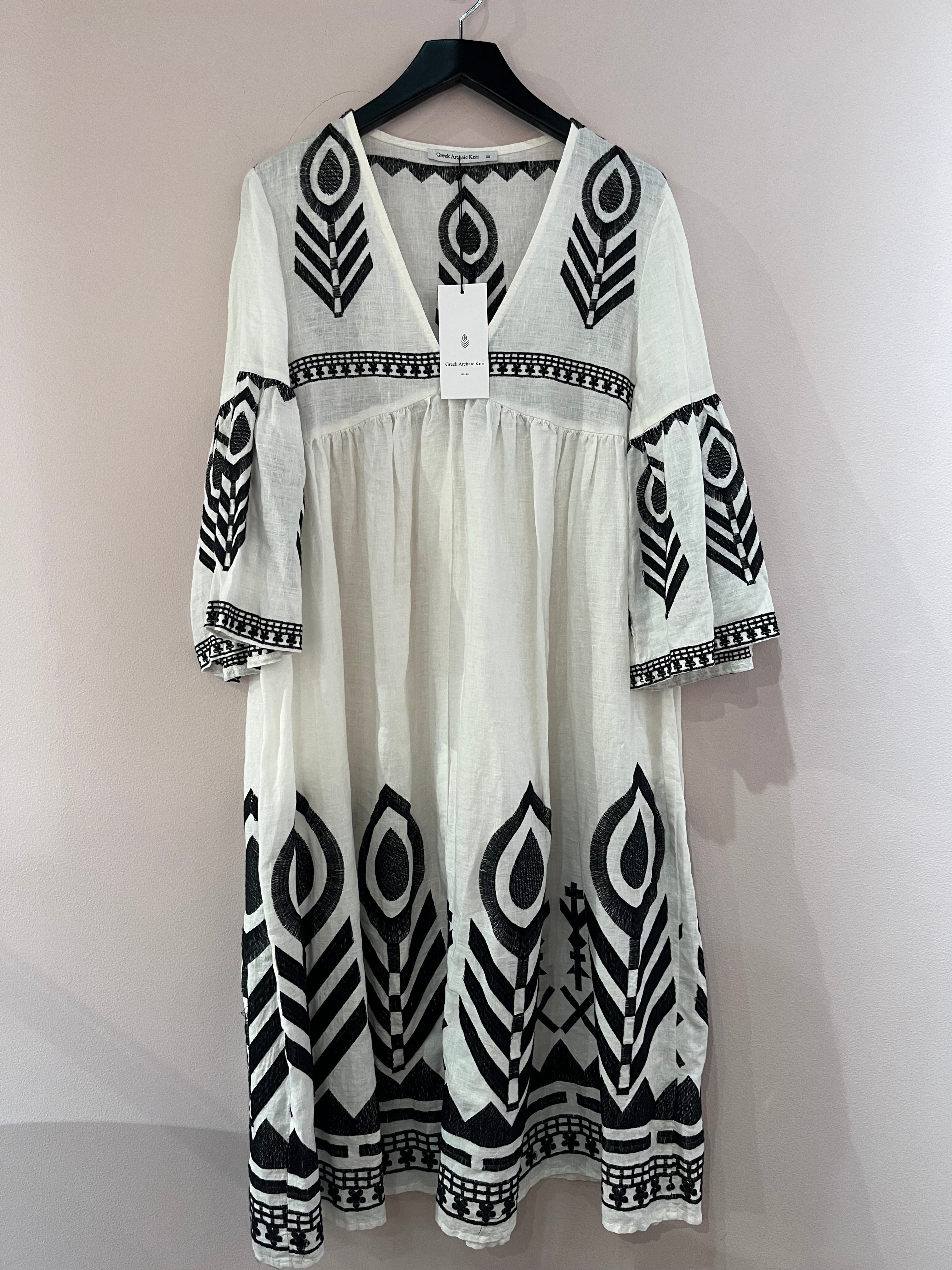 088804 - greek archaic kori - Dresses - White - XS - Image 1