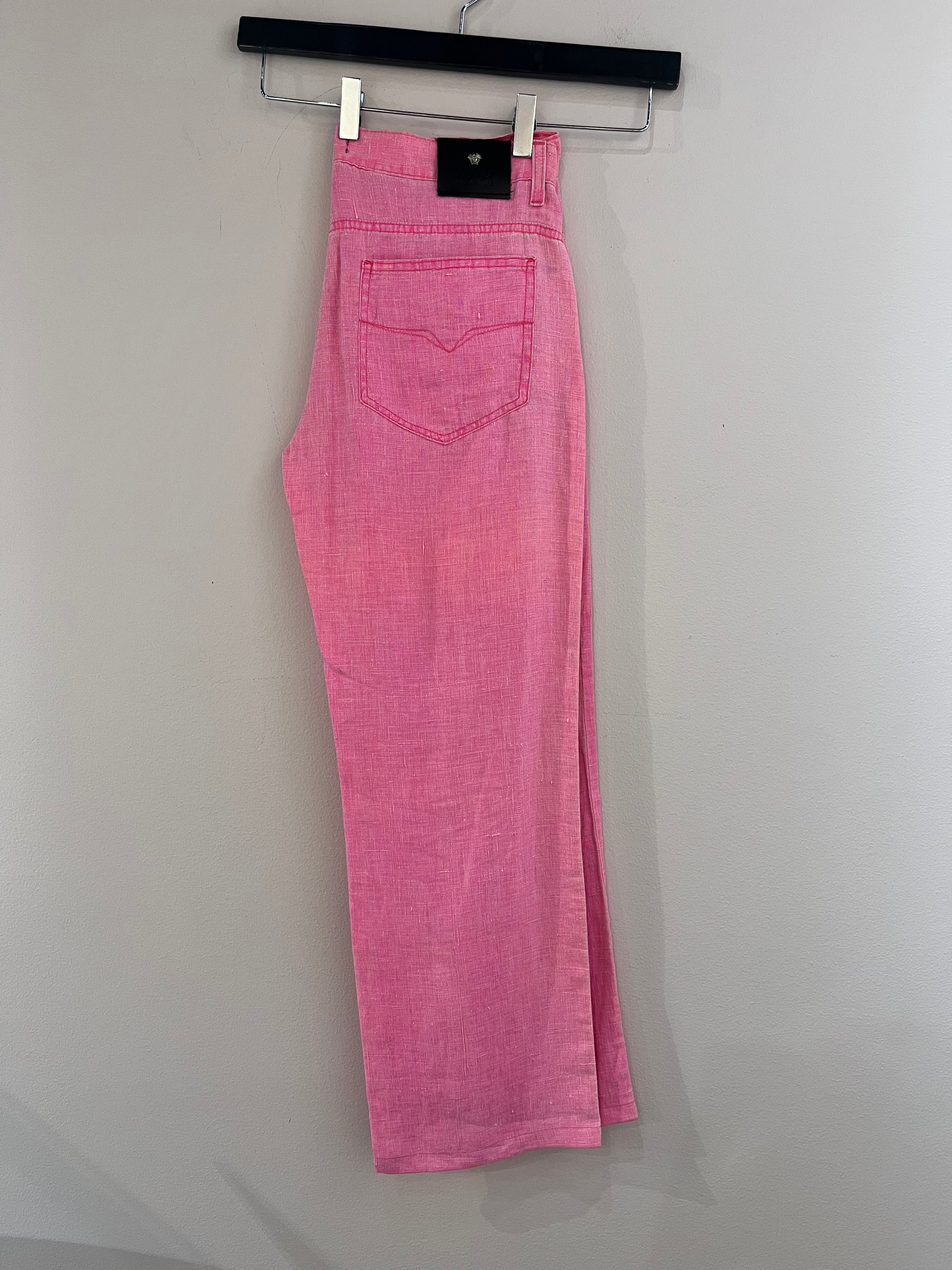093631 - Versace Jeans  - Pants - Pink - M - Image 3 circular-filename:07_07_2026_65b758db-dfad-487c-be6e-fe1bd77aab19_captured_image