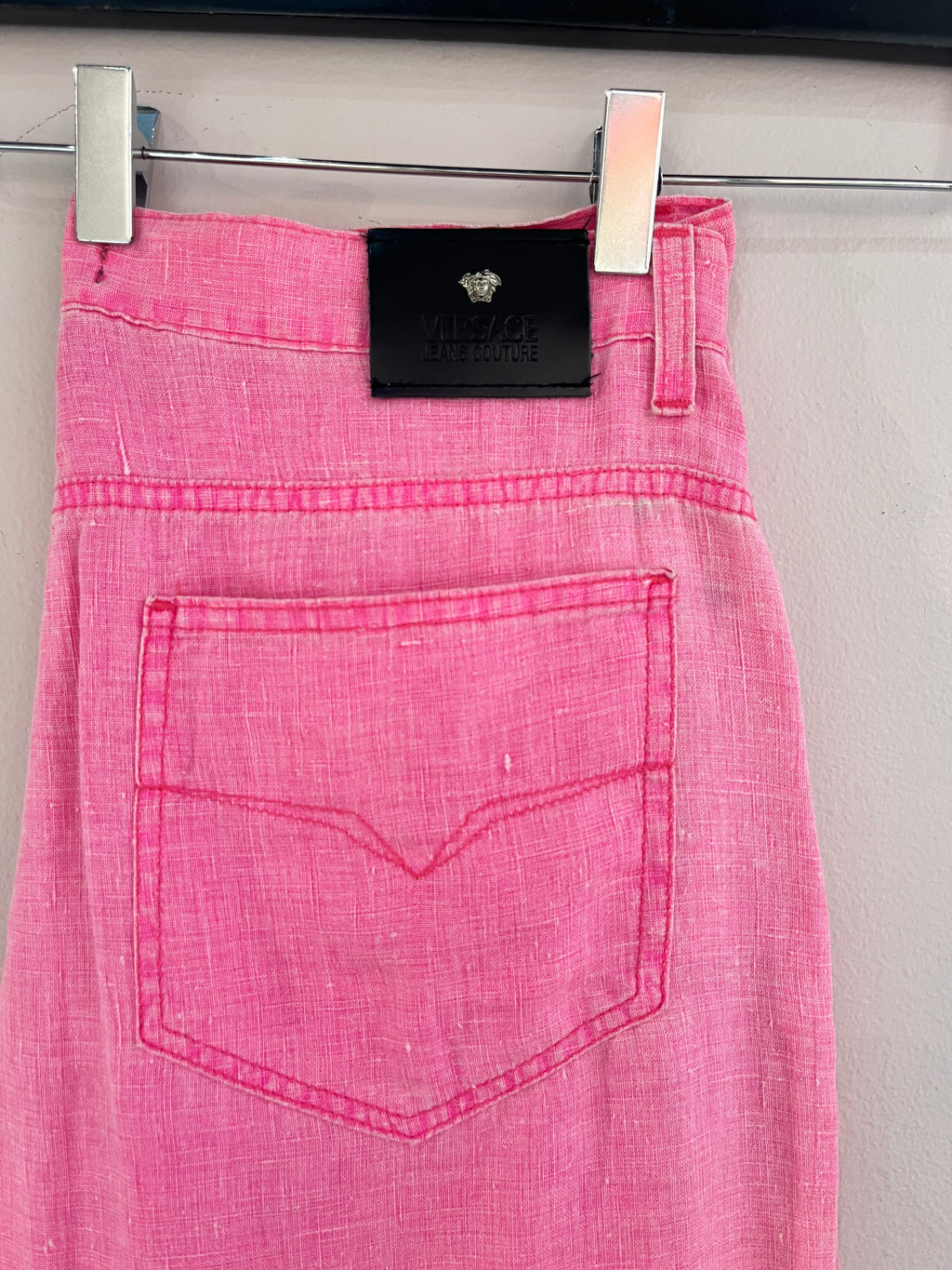 093631 - Versace Jeans  - Pants - Pink - M - Image 4 circular-filename:07_07_2026_8166d9b5-659a-46a9-973f-e29b90a14f1e_captured_image