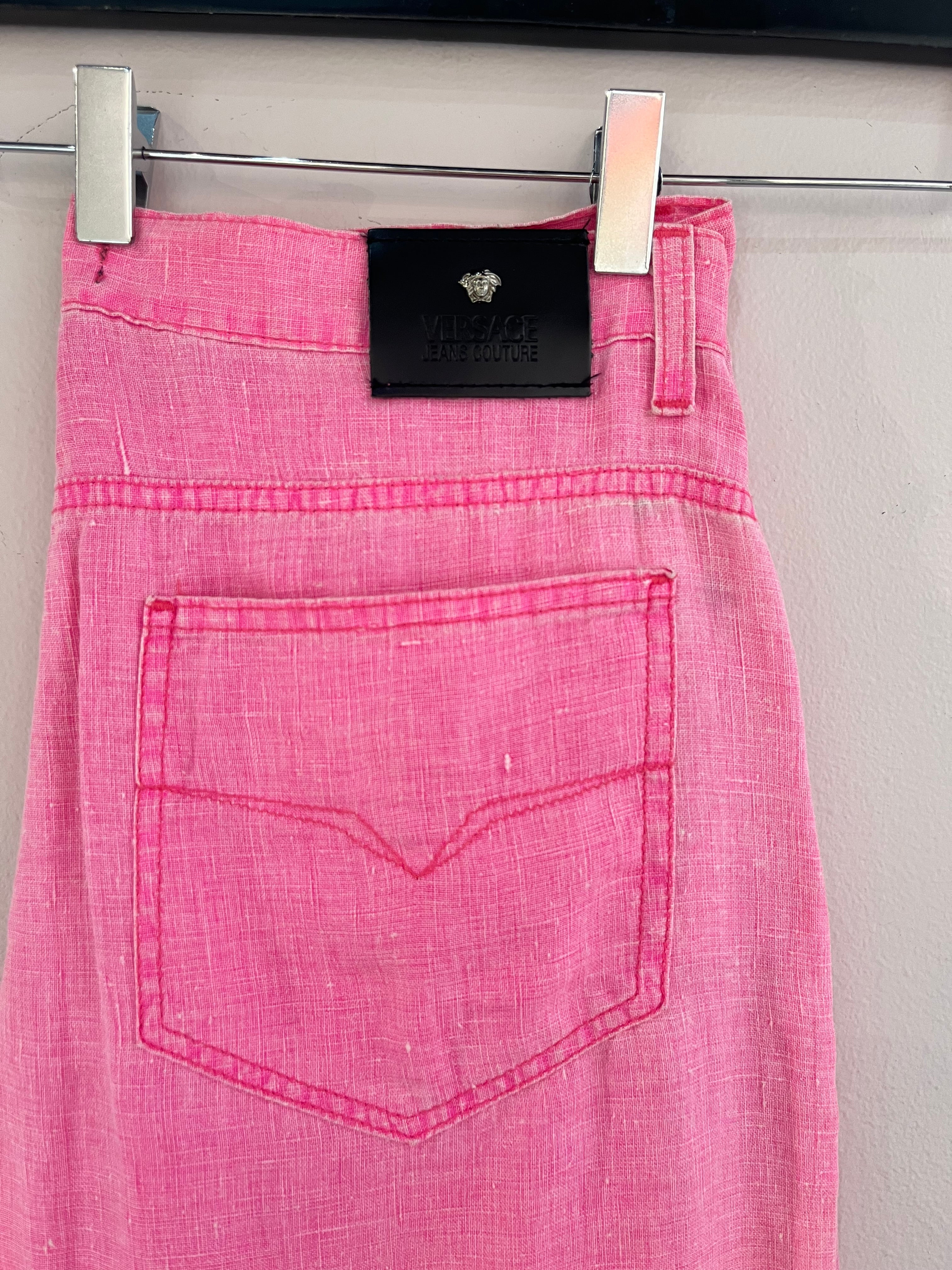 093631 - Versace Jeans  - Pants - Pink - M - Image 4 circular-filename:07_07_2026_8166d9b5-659a-46a9-973f-e29b90a14f1e_captured_image