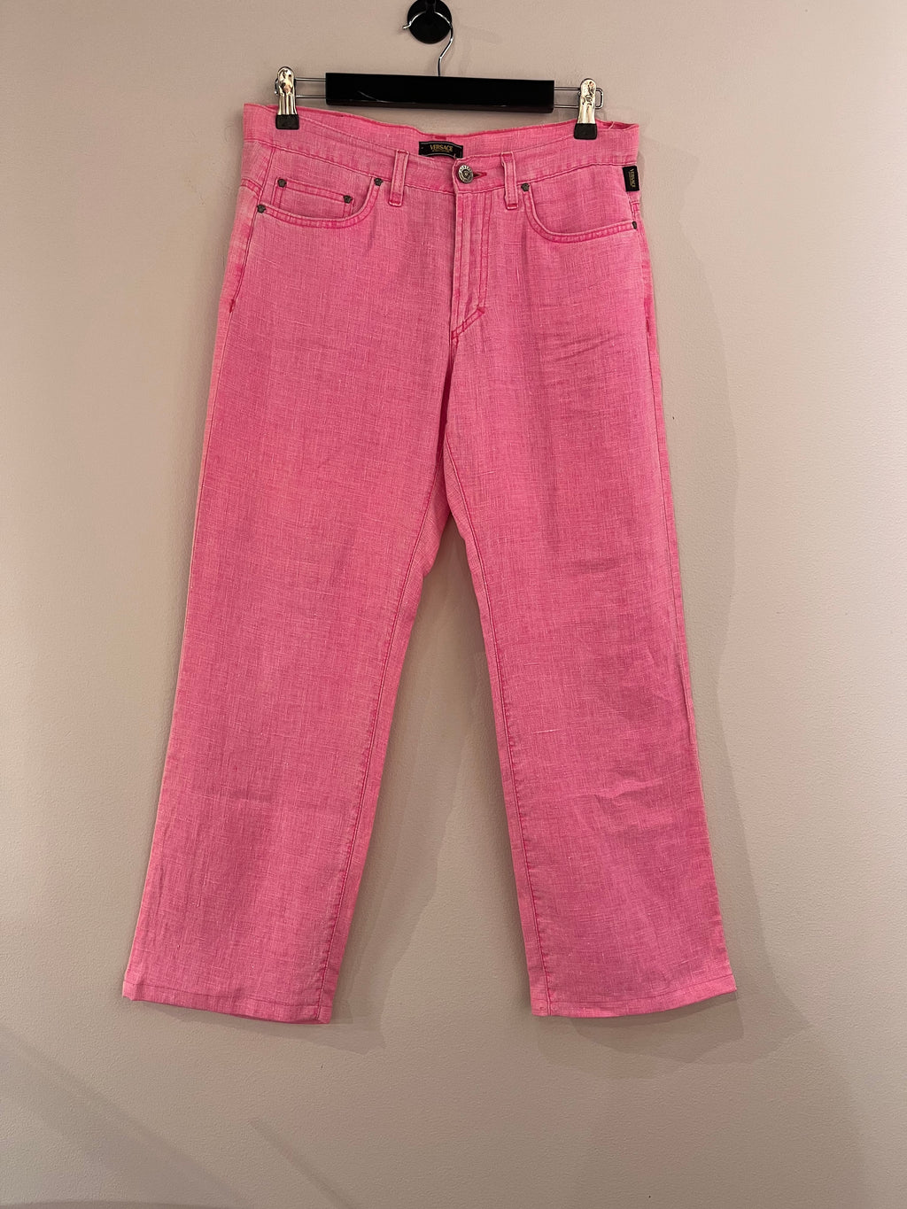 093631 - Versace Jeans  - Pants - Pink - M - Image 1 circular-filename:07_07_2026_e8613bb4-5251-4e04-97a5-83cd4621fea5_captured_image