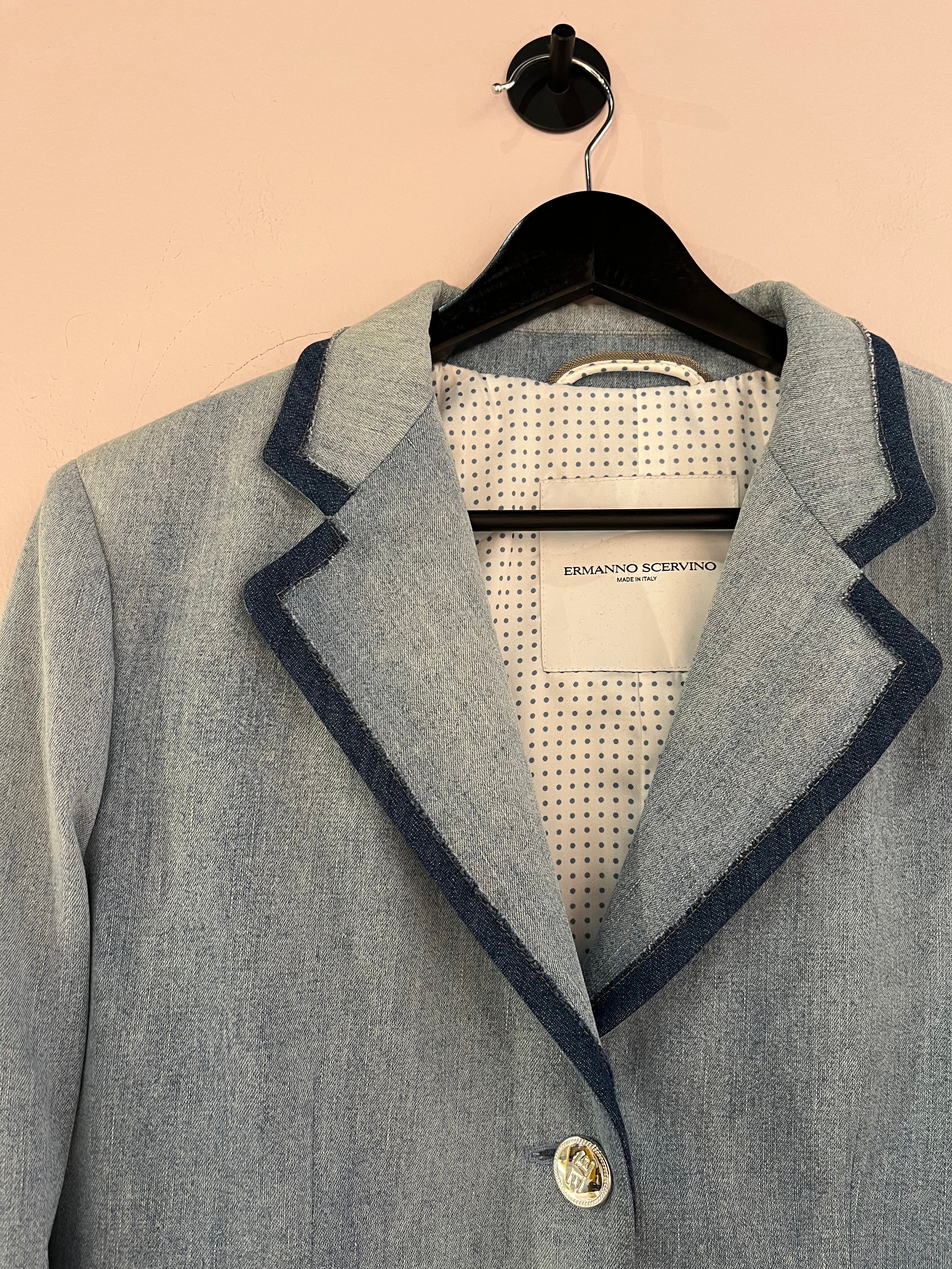 089369 - ERMANNO SCERVINO - Blazer - Blue - 38 - Image 3