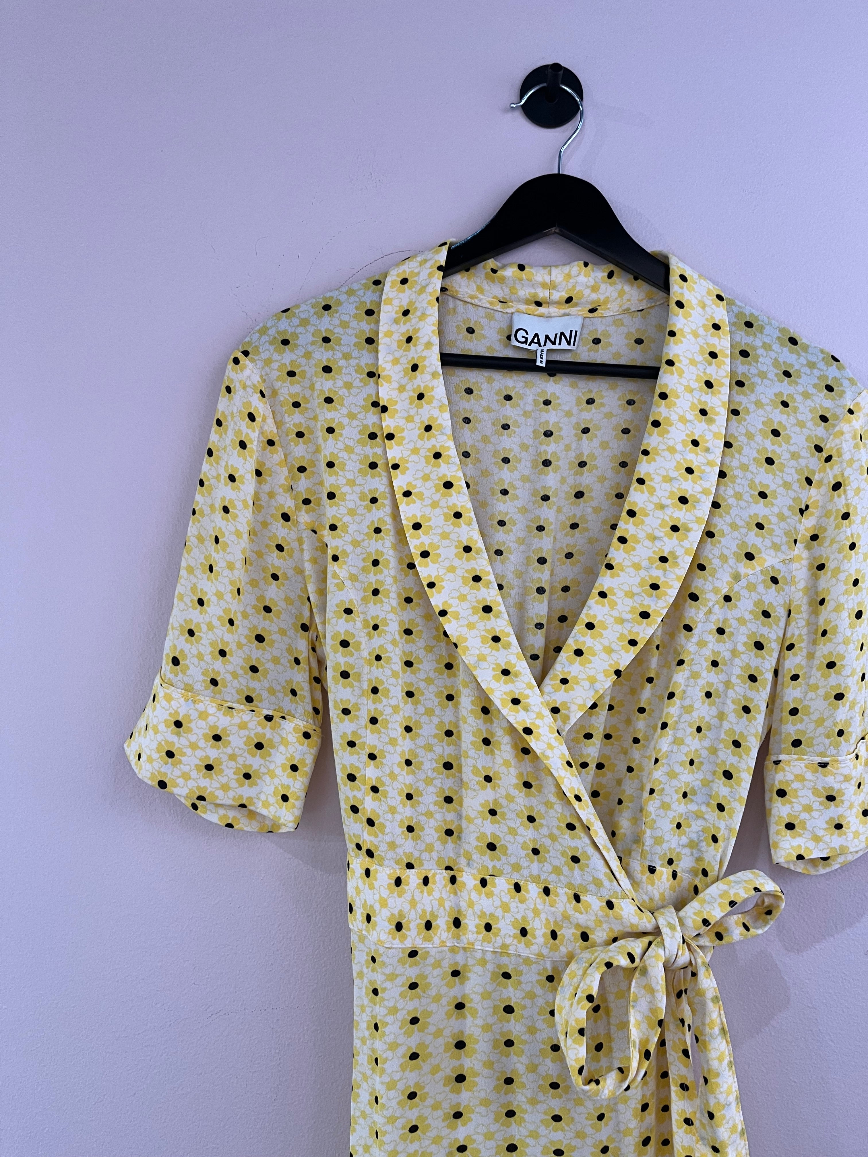 086771 - Ganni - Dresses - Yellow - 38 - Image 3