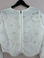 094001 - Ganni - Blouses - White - 38 - Image 2 circular-filename:09_07_2026_465207a0-6f21-44e9-b672-47baf17b78b3_captured_image