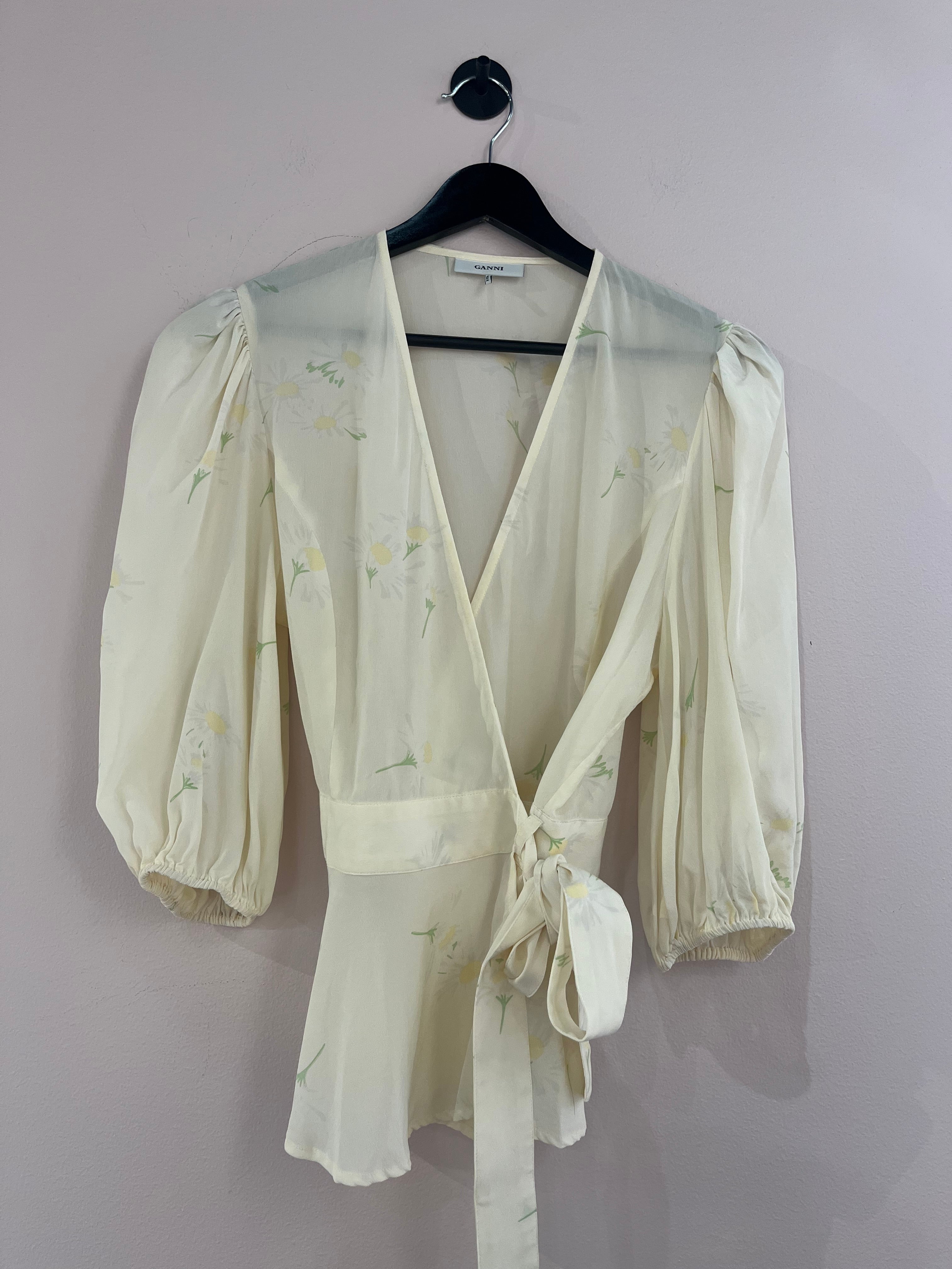 090202 - Ganni - Blouses - Yellow - 36 - Image 2