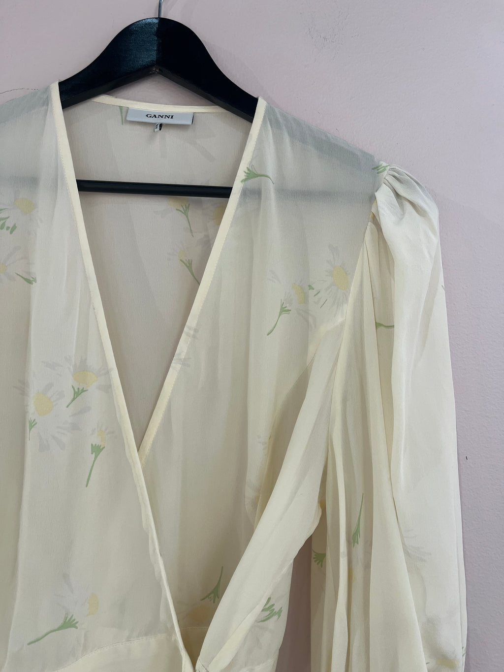 090202 - Ganni - Blouses - Yellow - 36 - Image 3