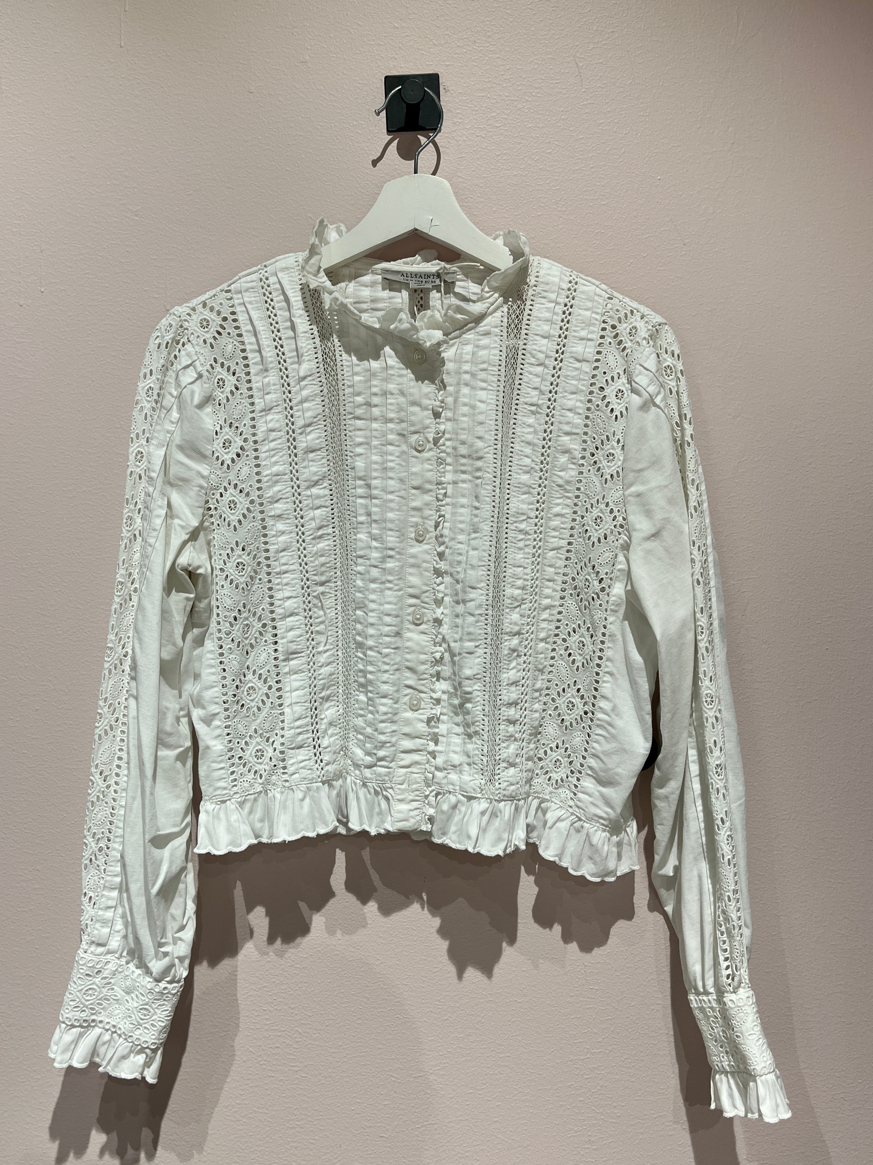 094164 - AllSaints - Blouses - White - 38 - Image 1 circular-filename:15_07_2026_16af2e42-927a-454f-bb49-b1a159a948d5_captured_image circular-filename:15_07_2026_16af2e42-927a-454f-bb49-b1a159a948d5_captured_image