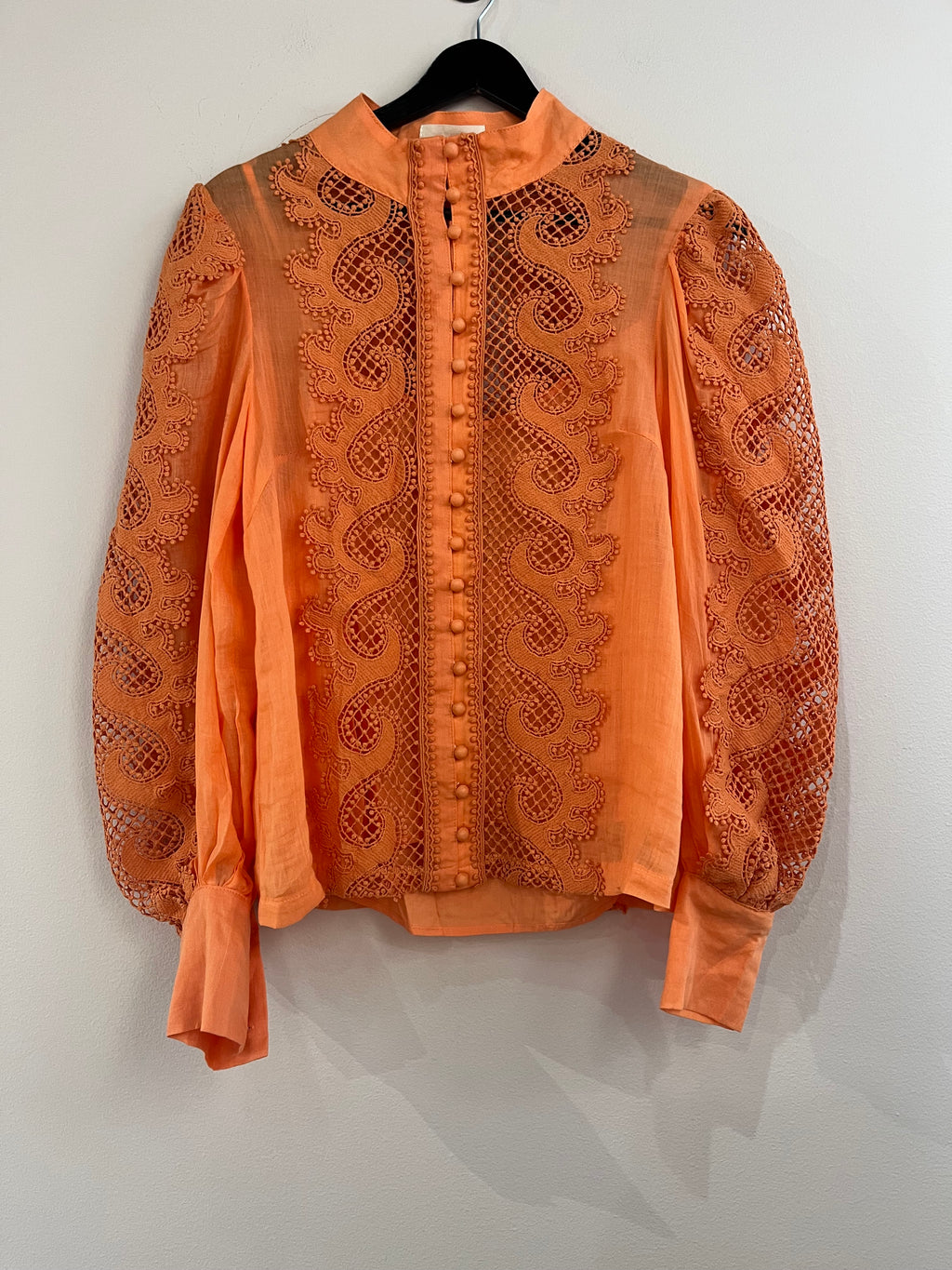 090986 - Mos - Blouses - Orange - 38 - Image 3
