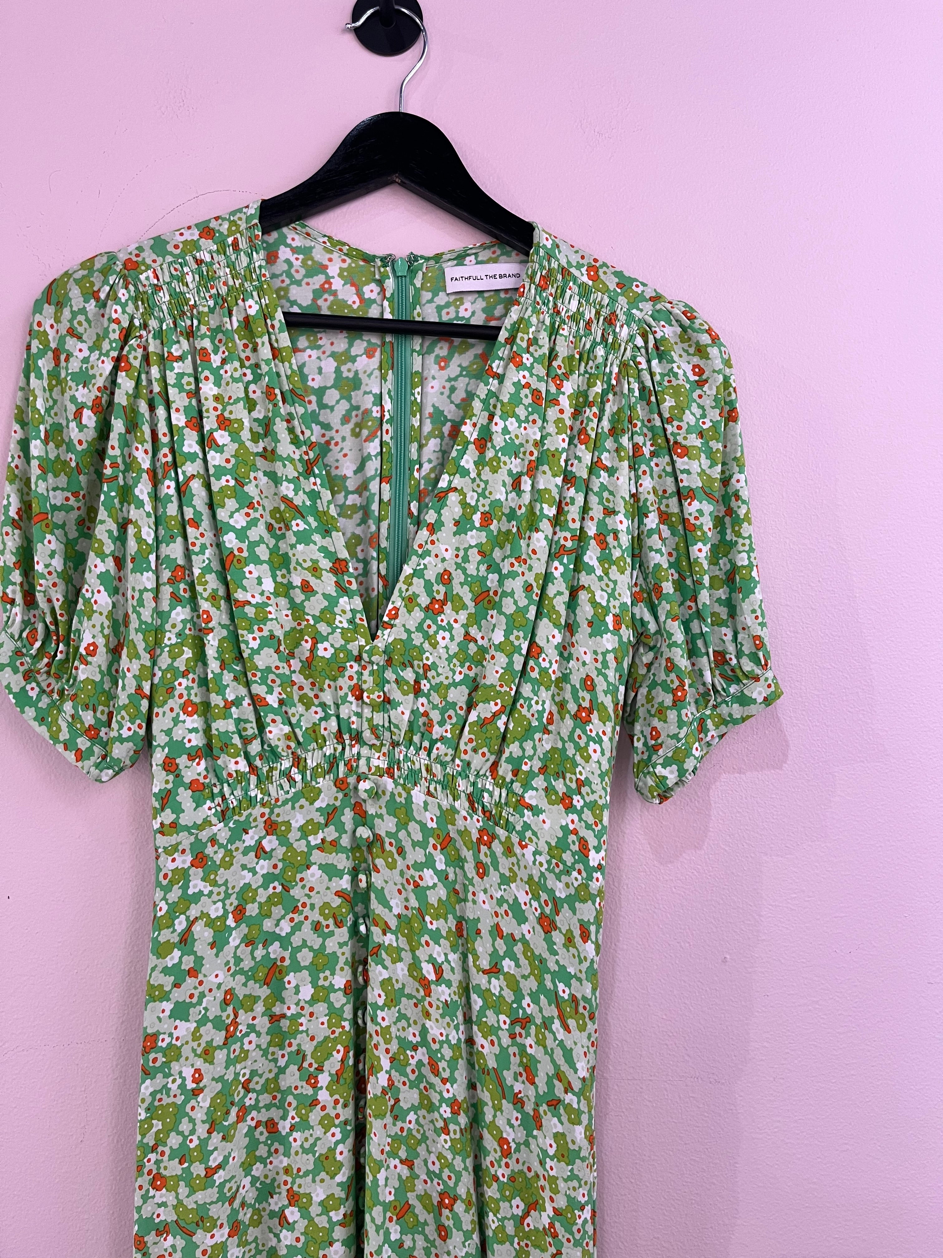 091162 - Faithfull the brand - Dresses - Green - XS - Image 3