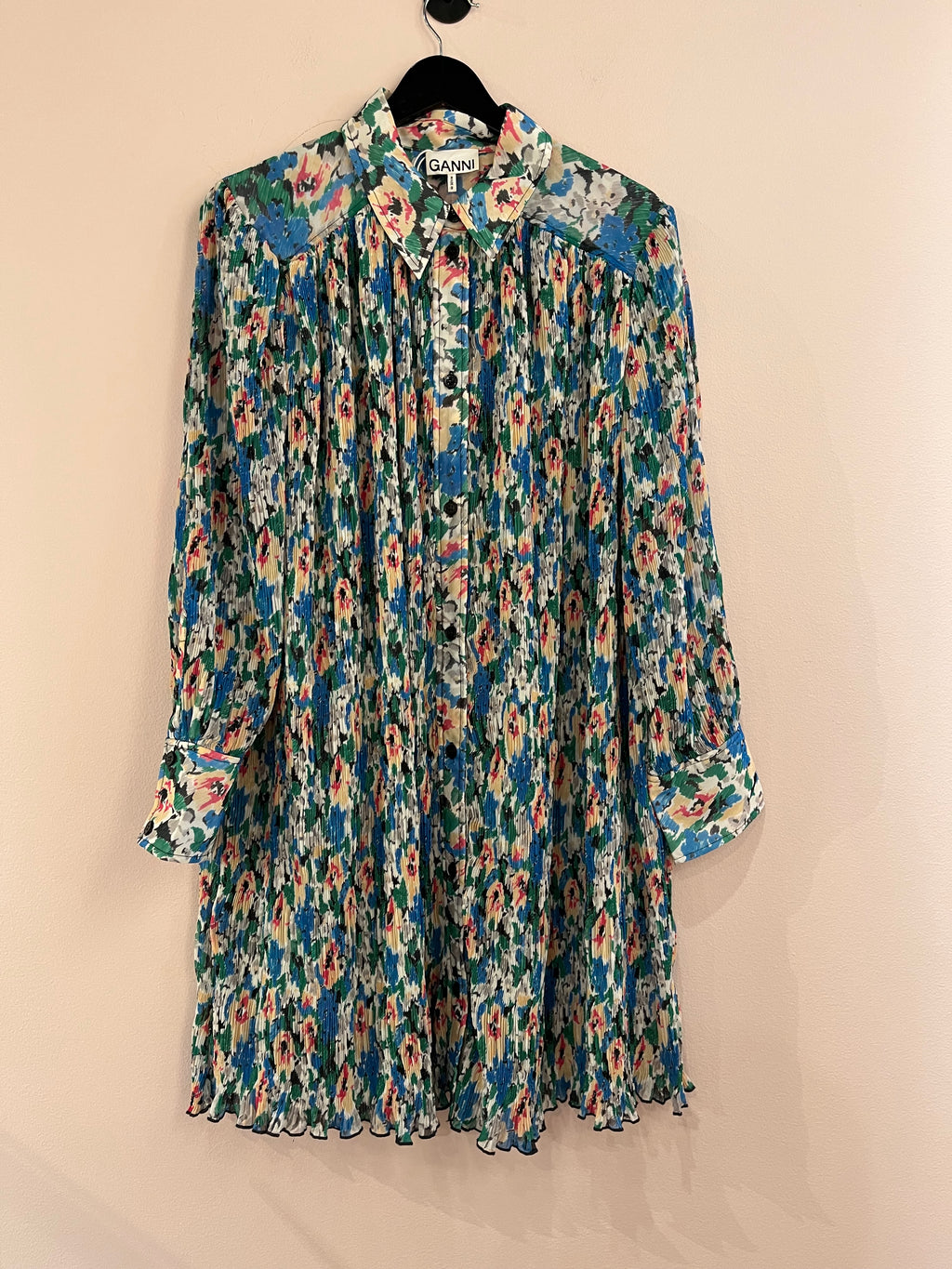 089163 - Ganni - Dresses - Blue - 40 - Image 1