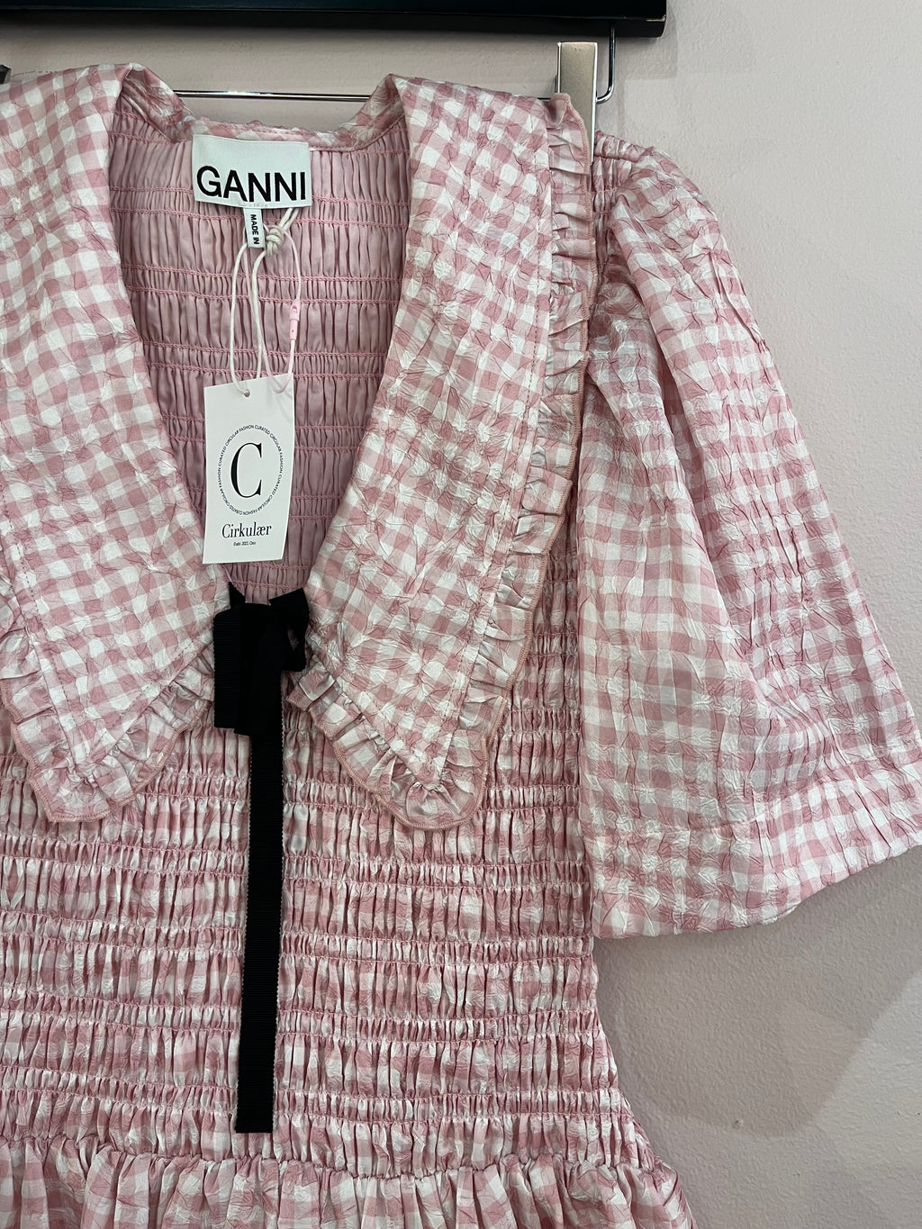 091283 - Ganni - Dresses - Pink - 34 - Image 3