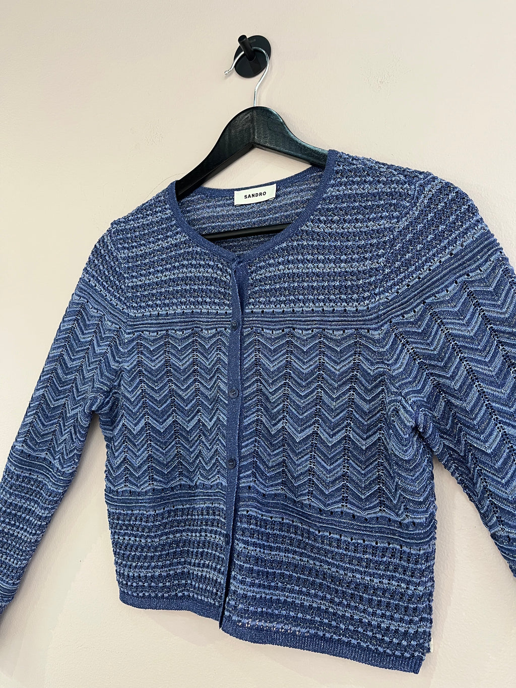 091696 - Sandro - Cardigans - Blue - S - Image 2