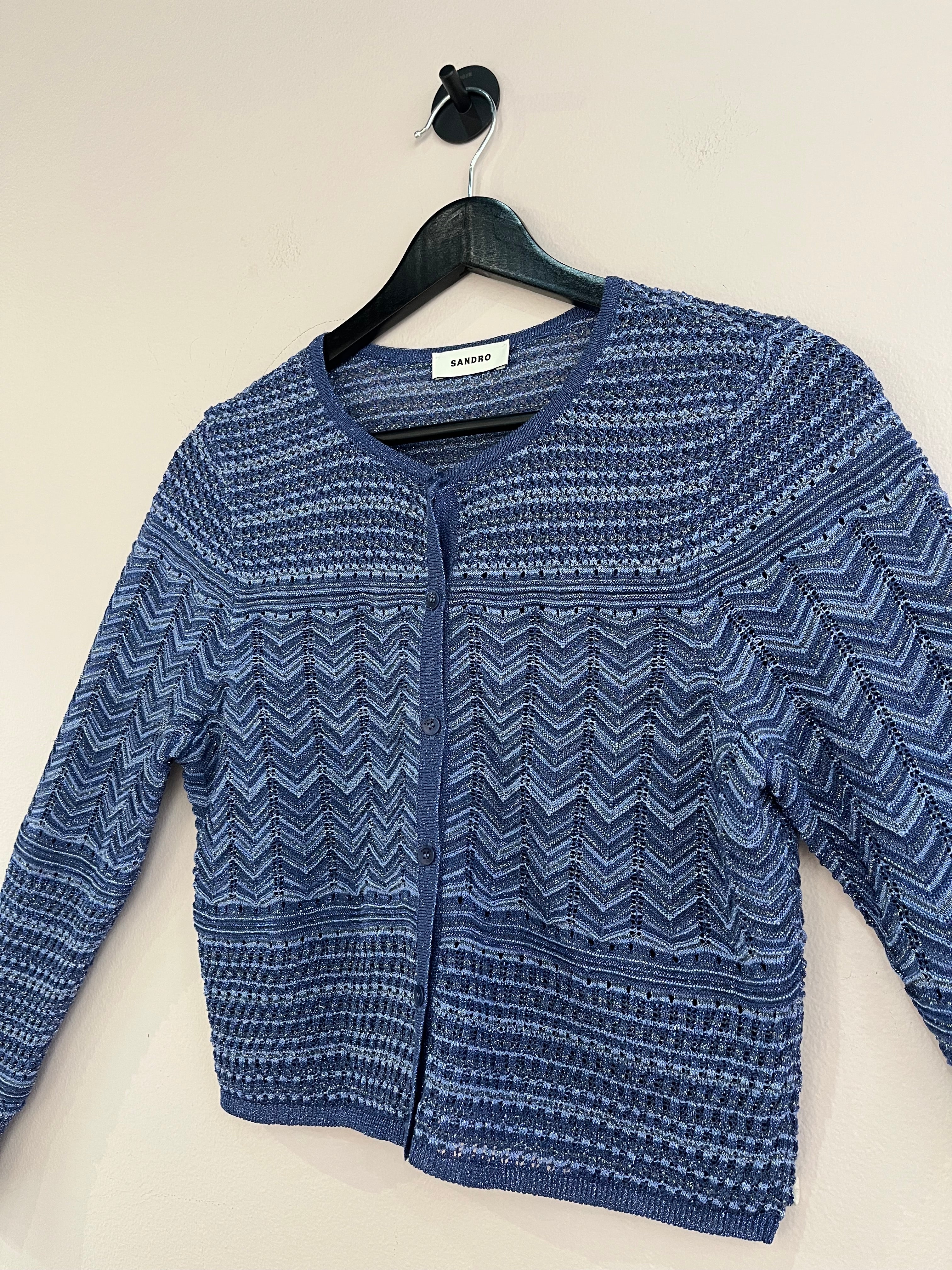 091696 - Sandro - Cardigans - Blue - S - Image 2